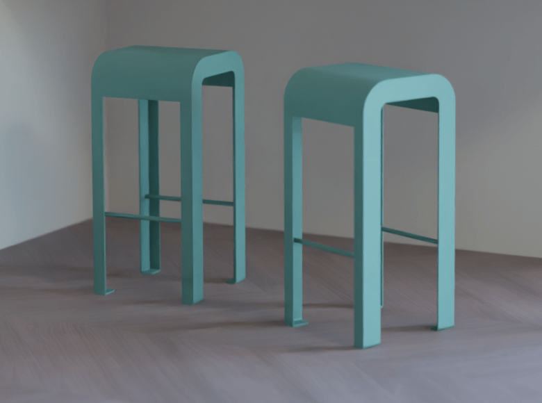 tabouret bar industriel sur mesure