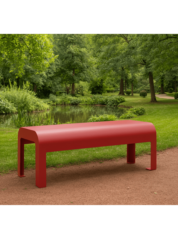 banc jardin sur mesure en métal