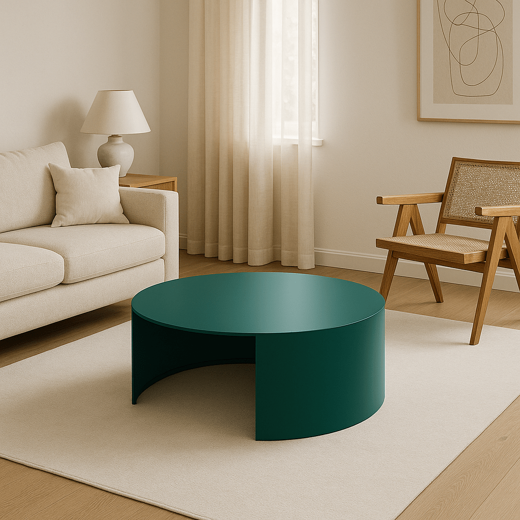 table basse ronde sur mesure